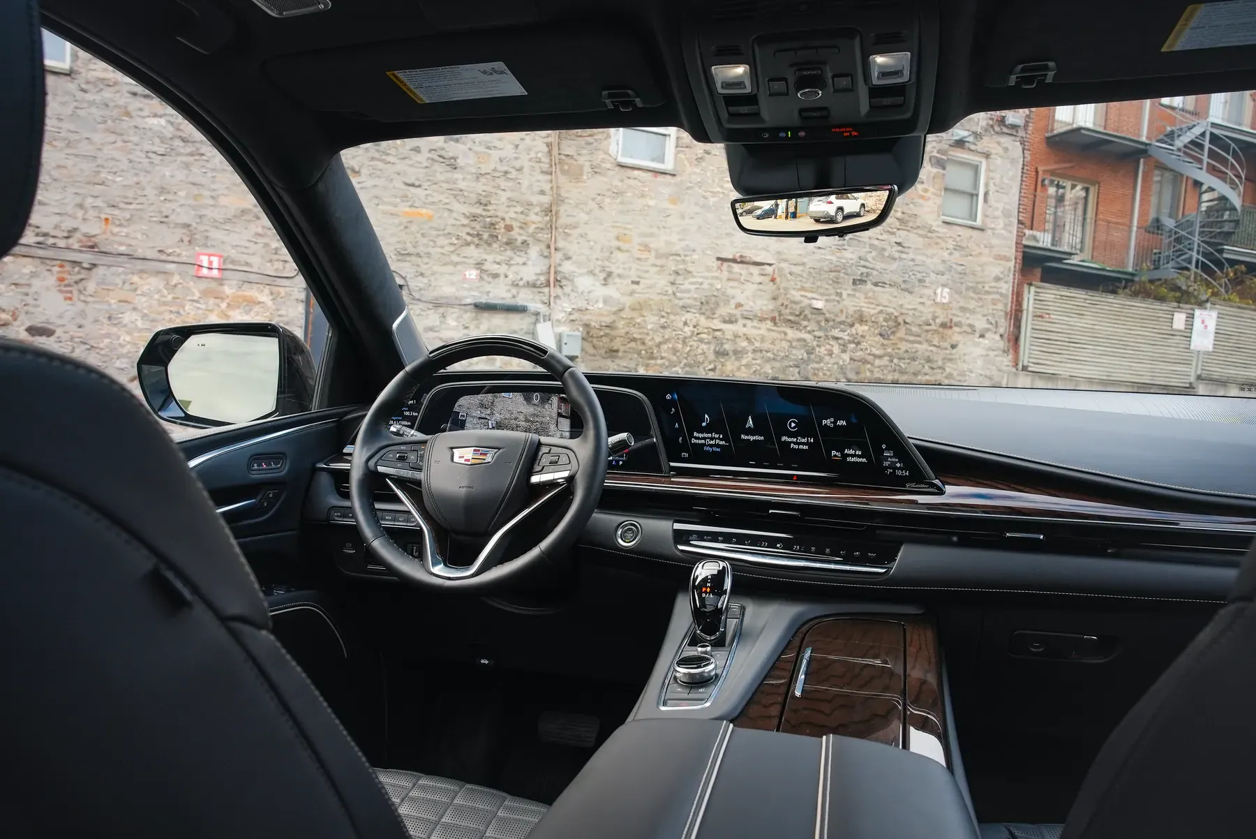 Cabina y tablero de Cadillac